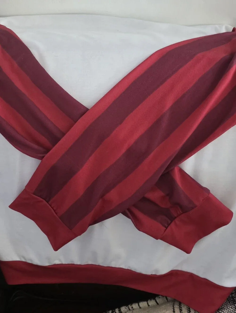 Red & White 'Roll Tide' Adult Long Sleeve Shirt SZ M